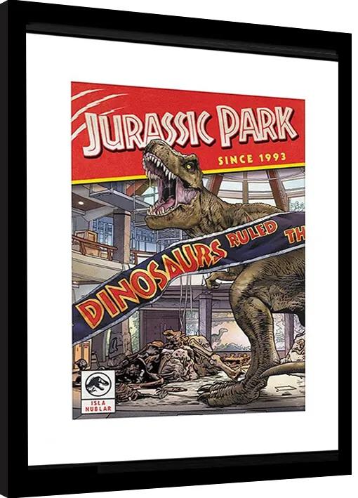 Afiș înrămat Jurassic Park - Comics