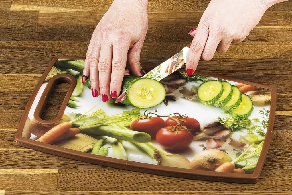 Banquet Tăietor din plastic pentru legume, 22,5 x36,5 cm