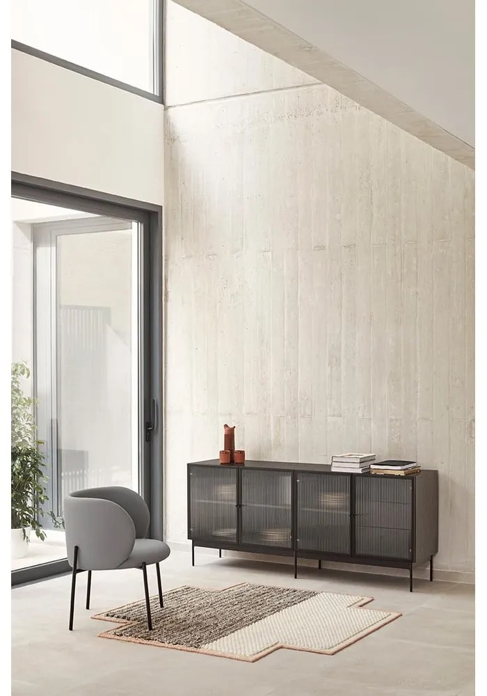 Fotoliu Teulat Mogi, gri închis