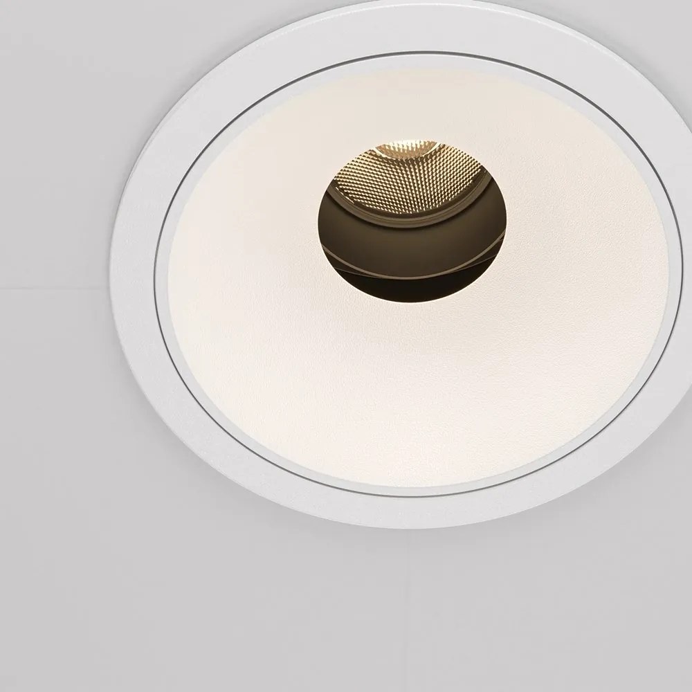 Spot LED incastrabil design tehnic Wise alb