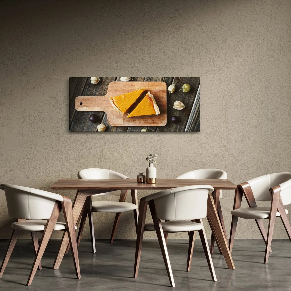 Tablou -Prăjitură cu dovleac (120x50 cm)