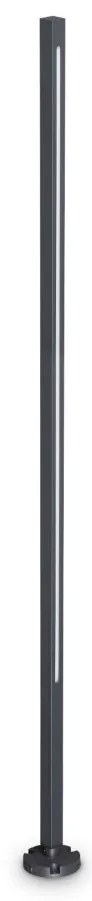 Stalp LED slim pentru iluminat exterior, IP65 Jedi pt h160 antracit