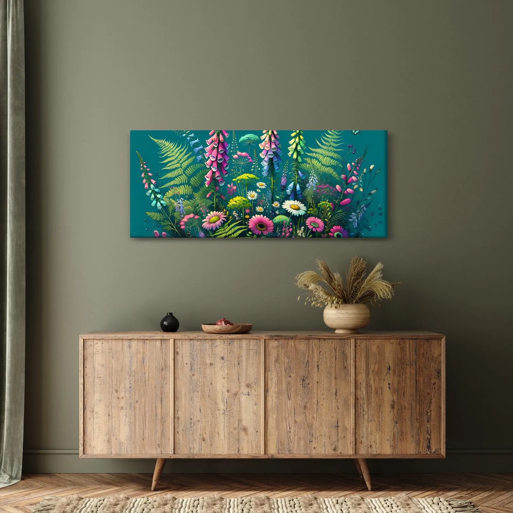 Tablou - Flori de câmp (120x50 cm)