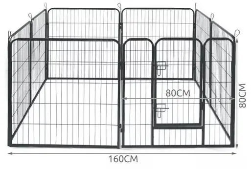 ShopJK ȚARC PENTRU ANIMALE 80X80CM - 9041
