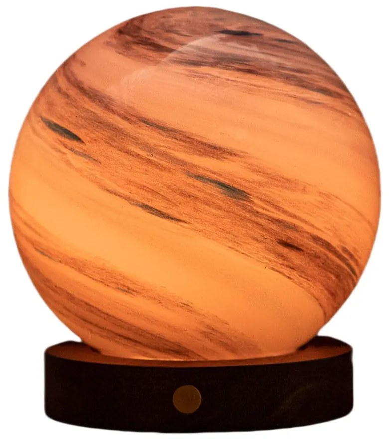 Decorațiune luminoasă maro/în culoare naturală închisă cu USB ø 12 cm Polar Cloud – Gingko