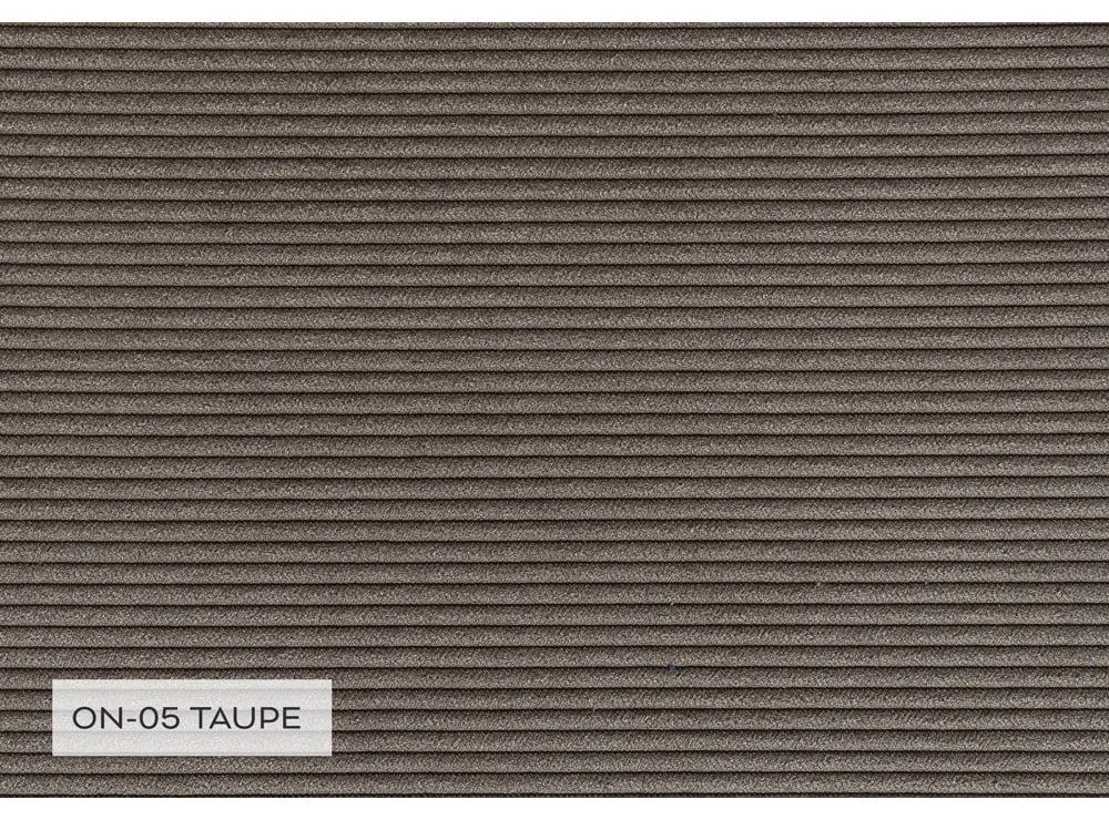 Colțar maro extensibil cu tapițerie din catifea reiată (cu colț pe partea stângă ) Lofty Lilly – Miuform