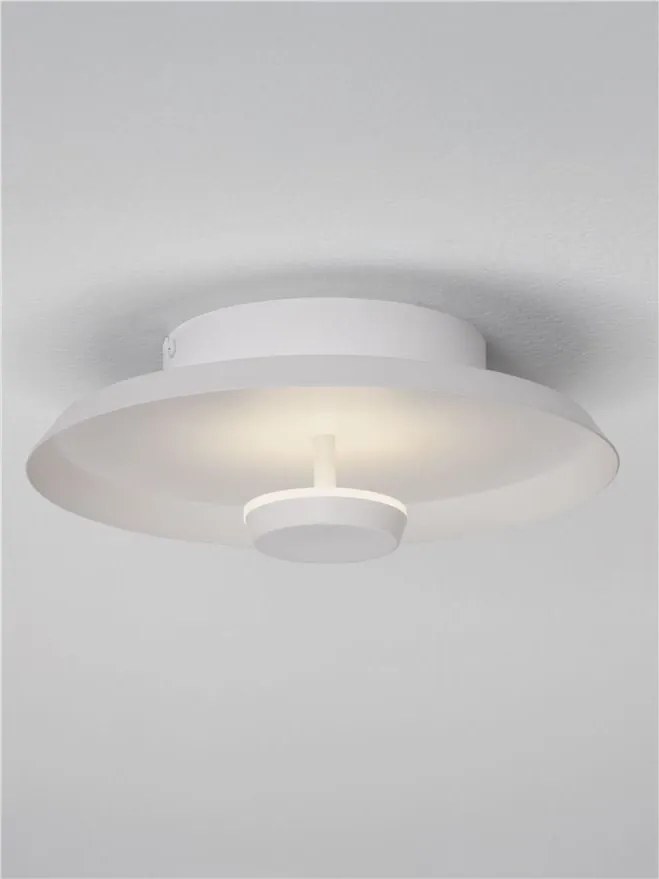 Plafoniera LED stil modern DORELL alba