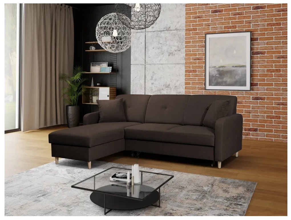 Supermobel Coltar extensibil MALMO, 220x88x162, asti 15, colt pe dreapta