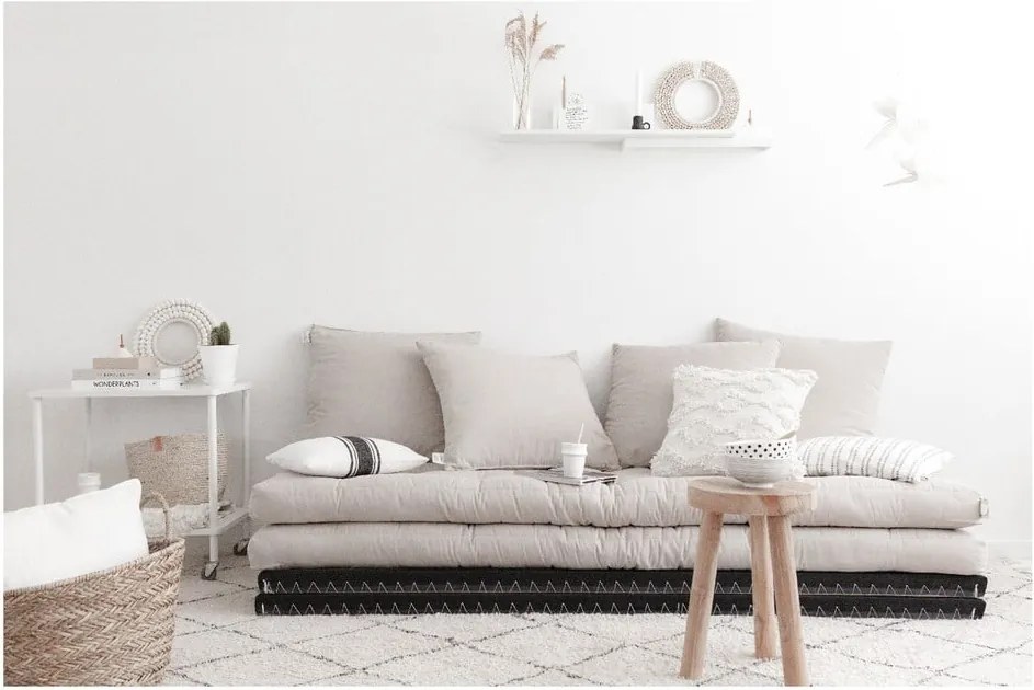 Canapea variabilă Karup Design Chico Natural, bej