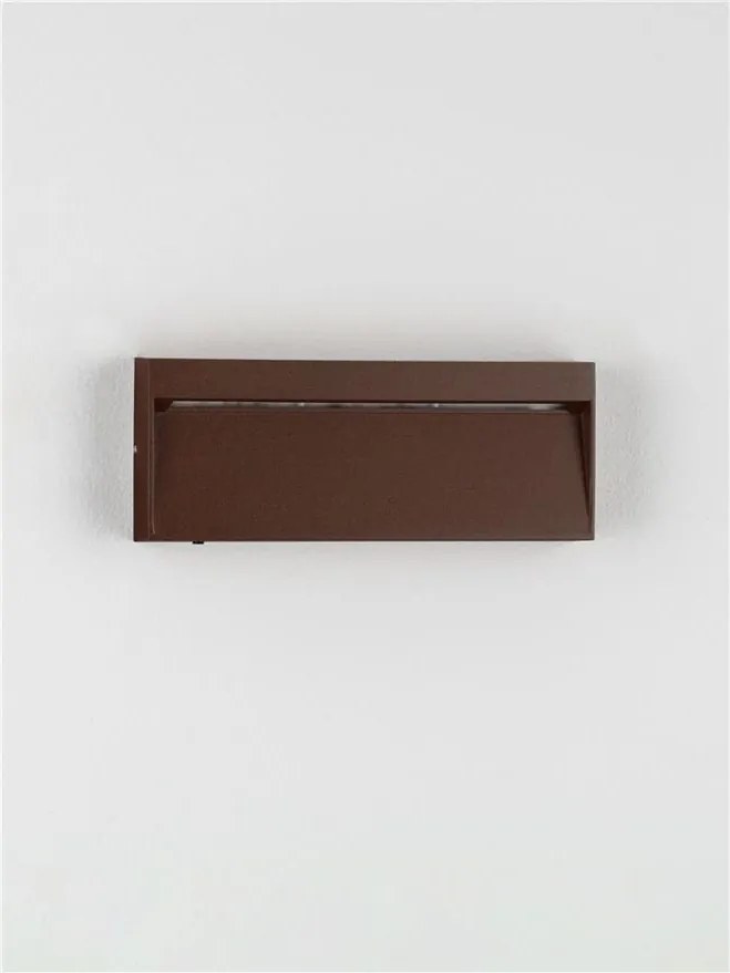 Mini Aplica perete exterior IP65, LED CCT Drat corten