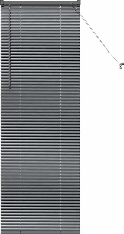 vidaXL Jaluzele venetiene Manual Gri închis 175 x 65 cm Aluminiu