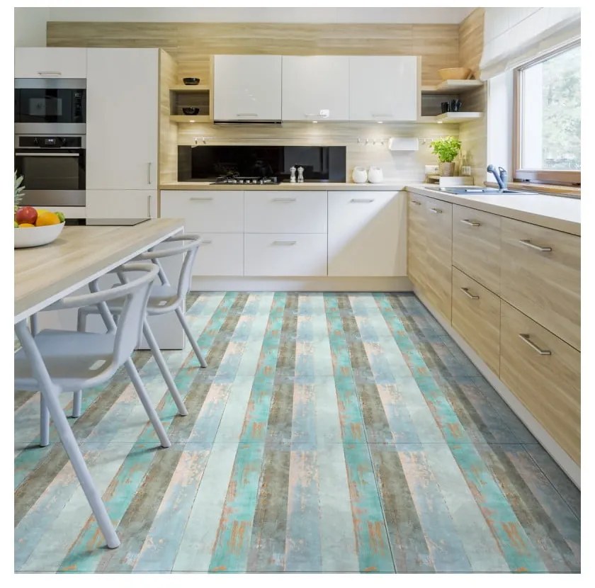 Autocolant de podea Ambiance Parquet Floor Côte d'Opale, 90 x 60 cm
