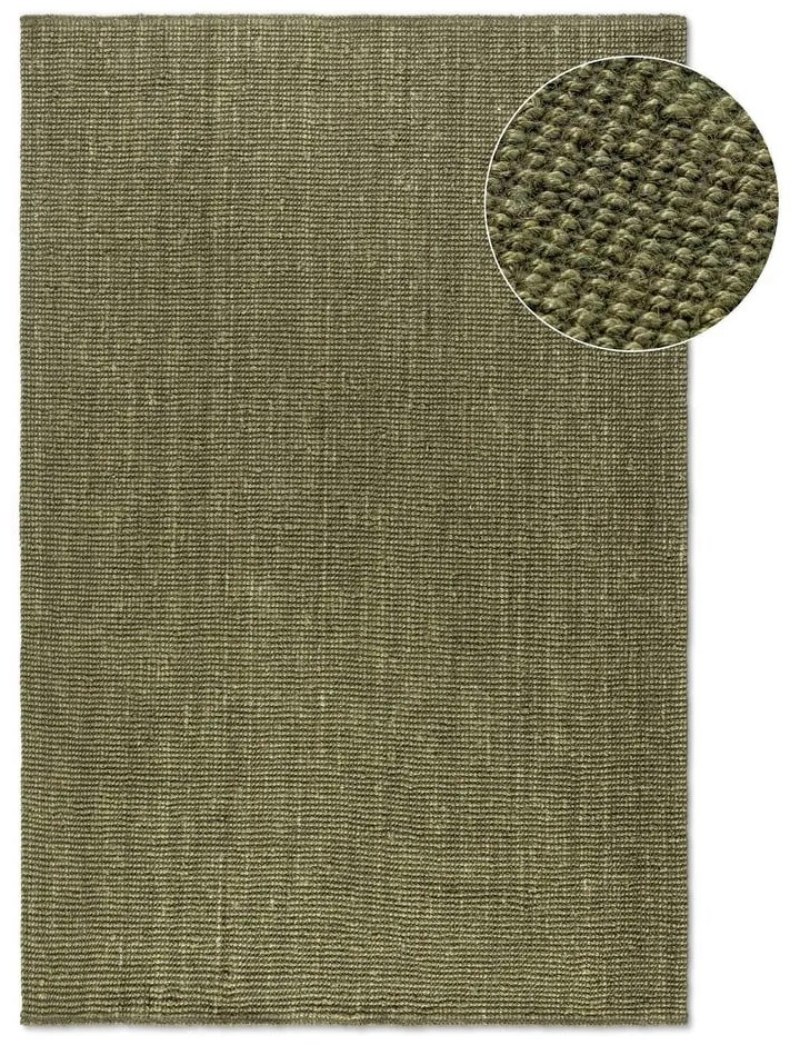 Covor kaki din iută 60x90 cm Bouclé – Hanse Home