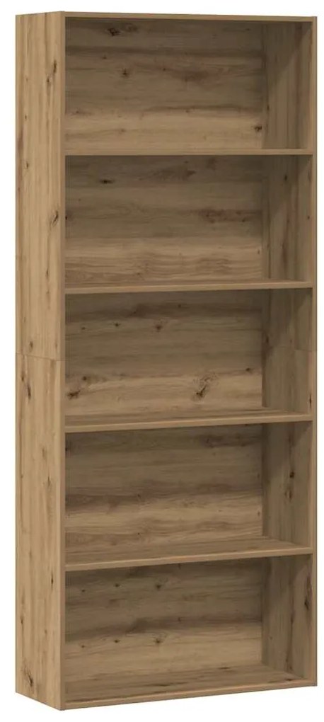 vidaXL Bibliotecă, stejar artizanal, 80x30x189 cm, lemn prelucrat