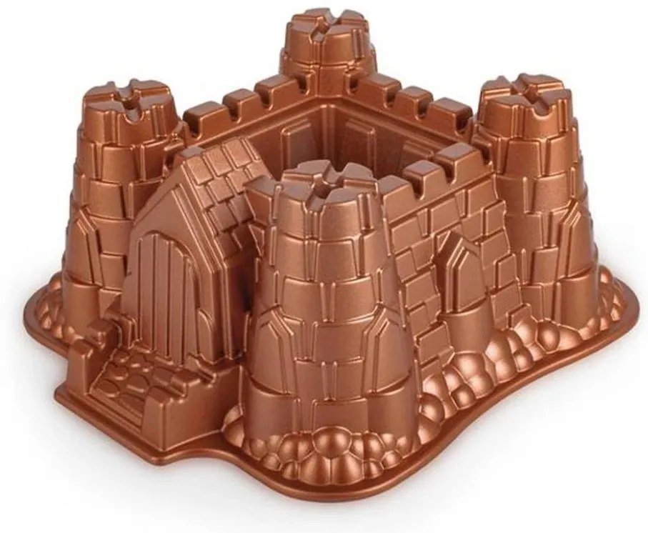 Formă pentru guguluf KITCHISIMO, model Castel — cupru