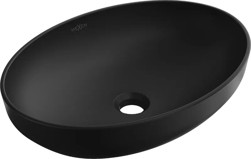 Mexen Cornelia chiuvetă de blat 50 x 37 cm, negru mat - 21885085