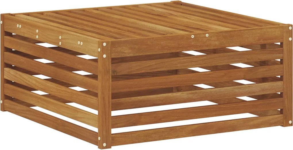 vidaXL Taburet pentru exterior natural 79 x 79 x 37 cm