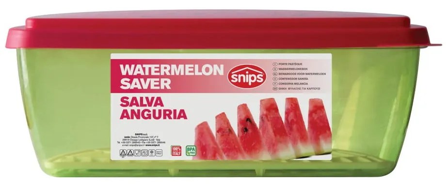 Cutie depozitare pepene roșu Snips Watermelon, 3 l