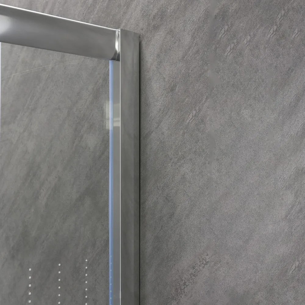 Cabină de duș Spirit Matrix curbată de calitate, 90x90x194 cm, cu cădiță de duș acrilică ranforsată