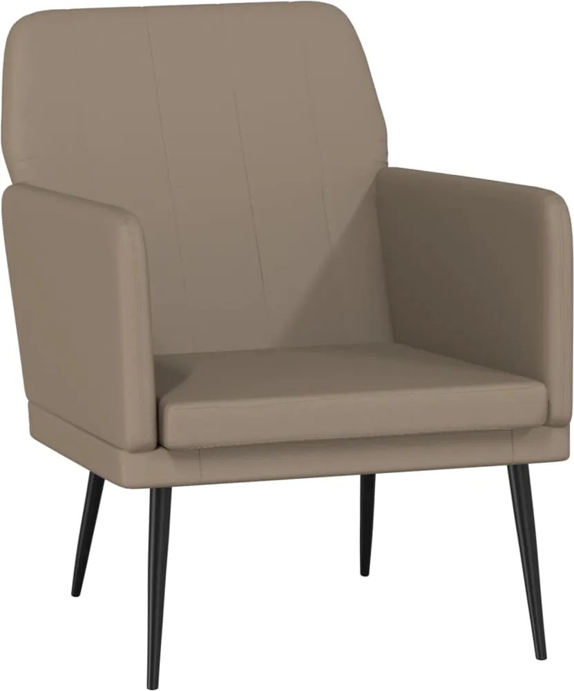 vidaXL Fotoliu, cappuccino, 61x78x80 cm, piele artificială