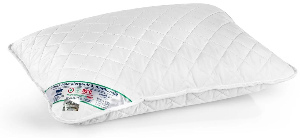 Set 2 perne medicinale hipoalergenice Somnart HypoallergenicMed, lavabile la 95°C