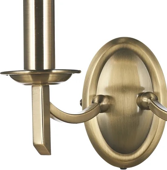 Där Lighting AMB0975 - Aplică de perete AMBASSADOR 2xE14/40W/230V alamă