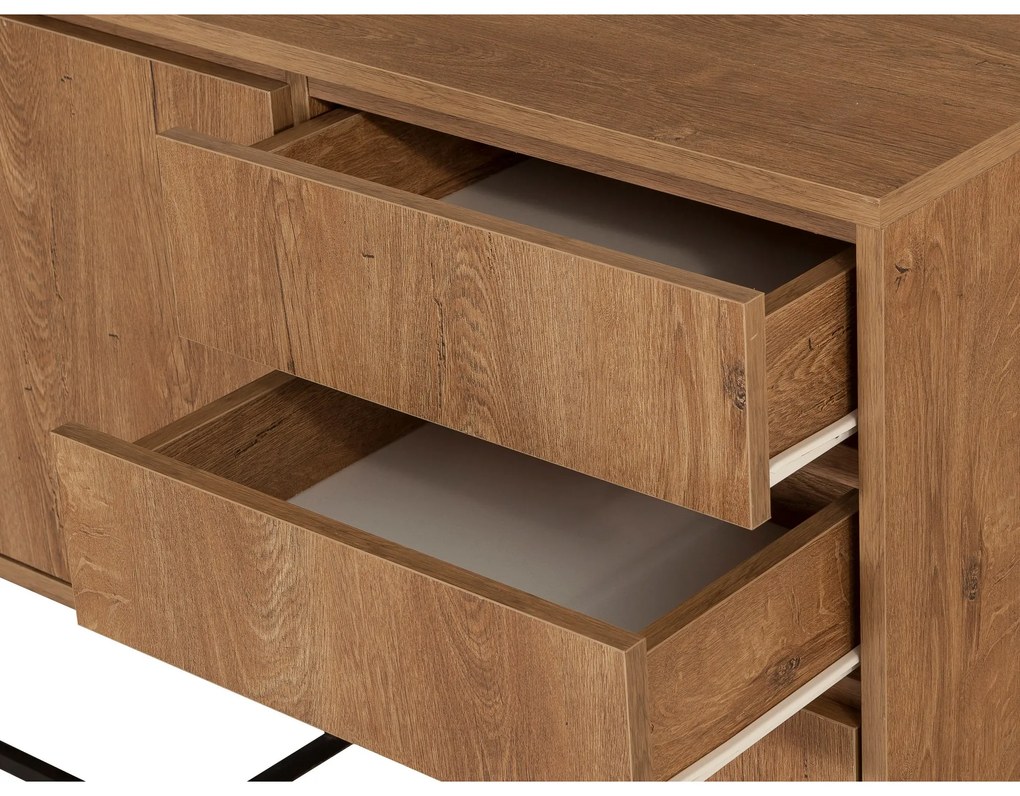 Mobilier living Lexuna 2 (Nuc + Negru). 1089092