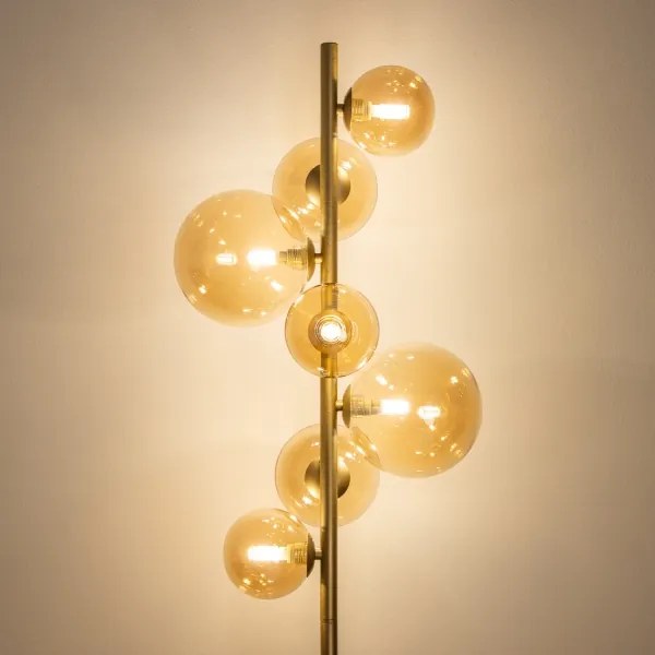 Lampadar LED Brilagi MILLA 7xG9/3W/230V auriu