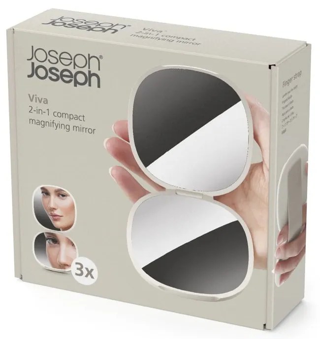 Oglindă cosmetică ø 8 cm Viva 2in1 – Joseph Joseph