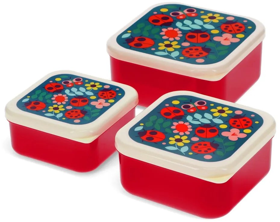 Cutie de gustări pentru copii 3 buc. Ladybird – Rex London