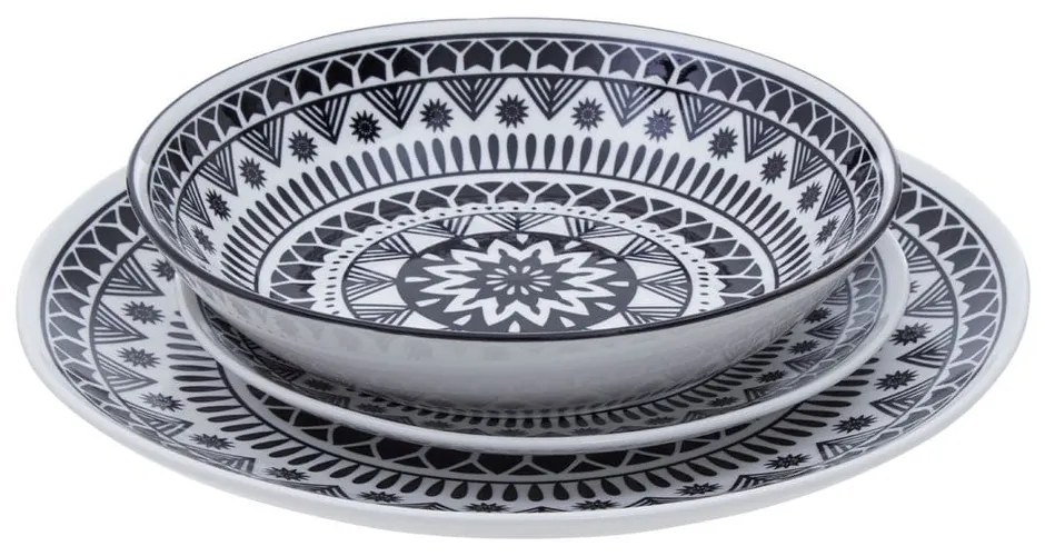 Serviciu de masă 12 buc. din gresie Maya – Premier Housewares