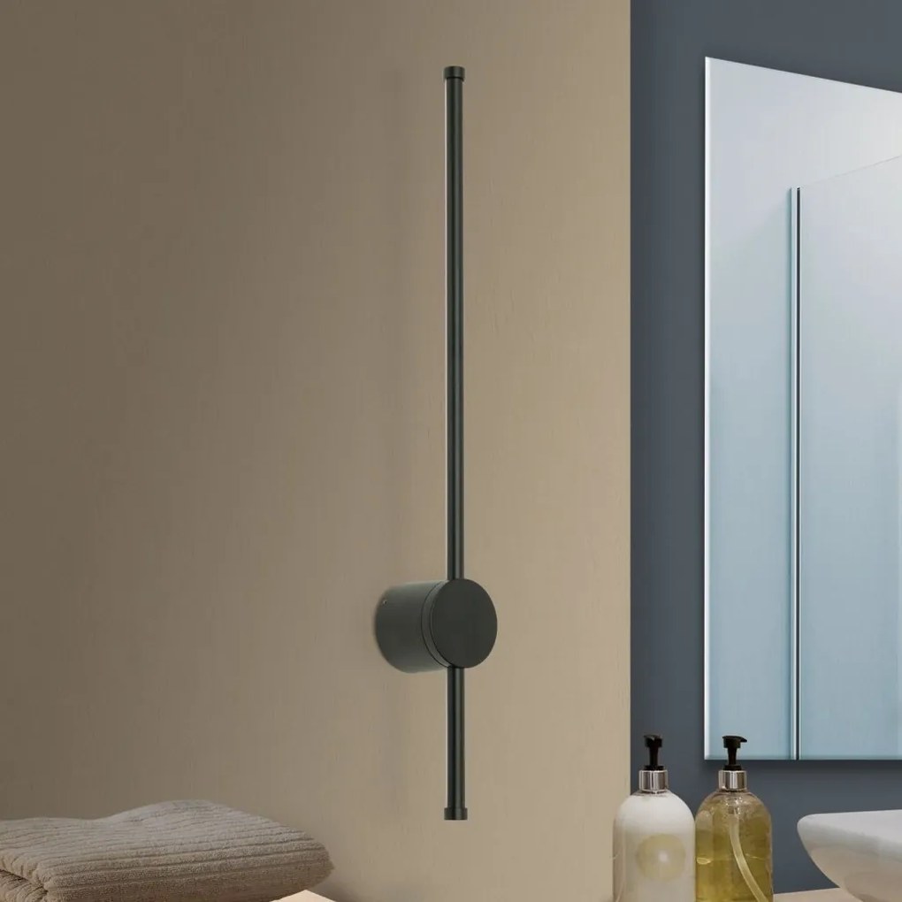 Aplica pentru baie stil minimalist IP54 FERDINAND negru