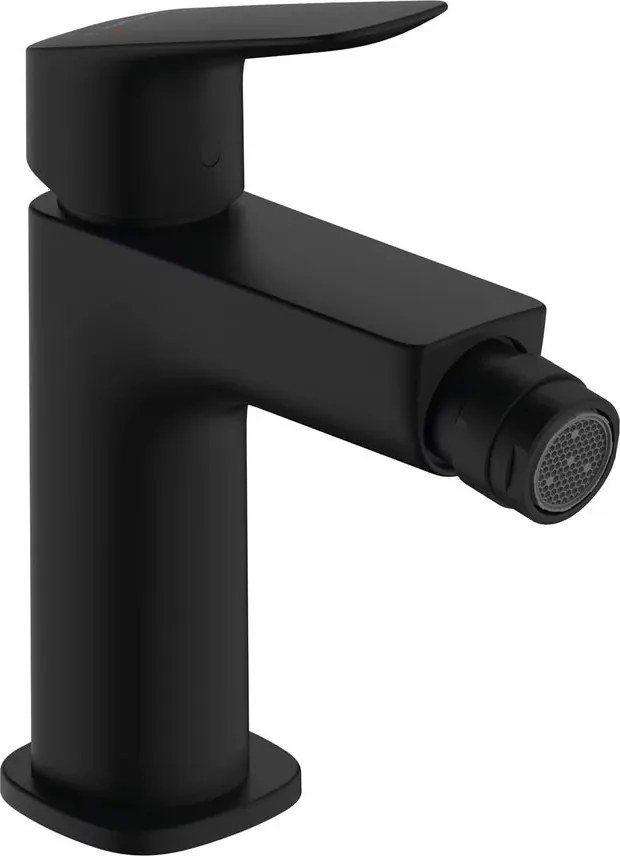 Baterie bideu Hansgrohe Logis 110 monocomanda negru mat