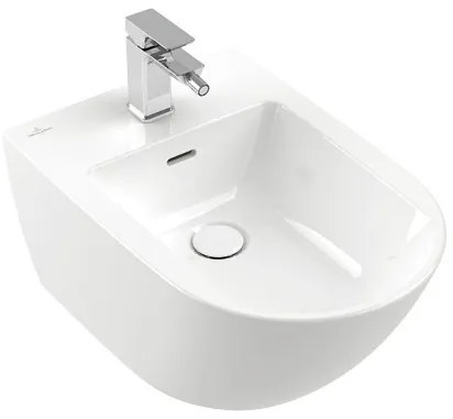 Bideu suspendat, Villeroy&amp;Boch Antao, 37x56cm, Alb Alpin CeramicPlus, 541100R1