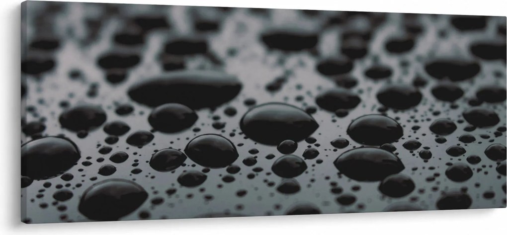 Tablou cu picături de apă (120x50 cm)