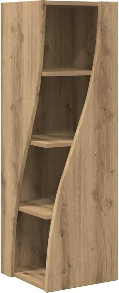 vidaXL Dulap de colț Stejar Artizanal 32x32x102cm Lemn compozit