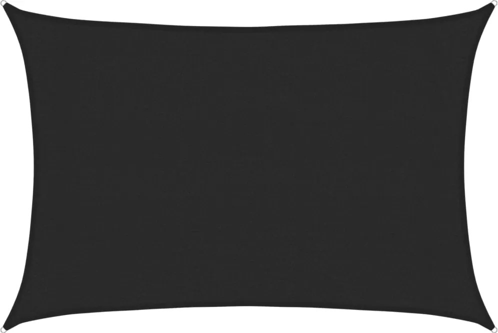 vidaXL Parasolar, negru, 3x5 m, HDPE, 160 g/m²