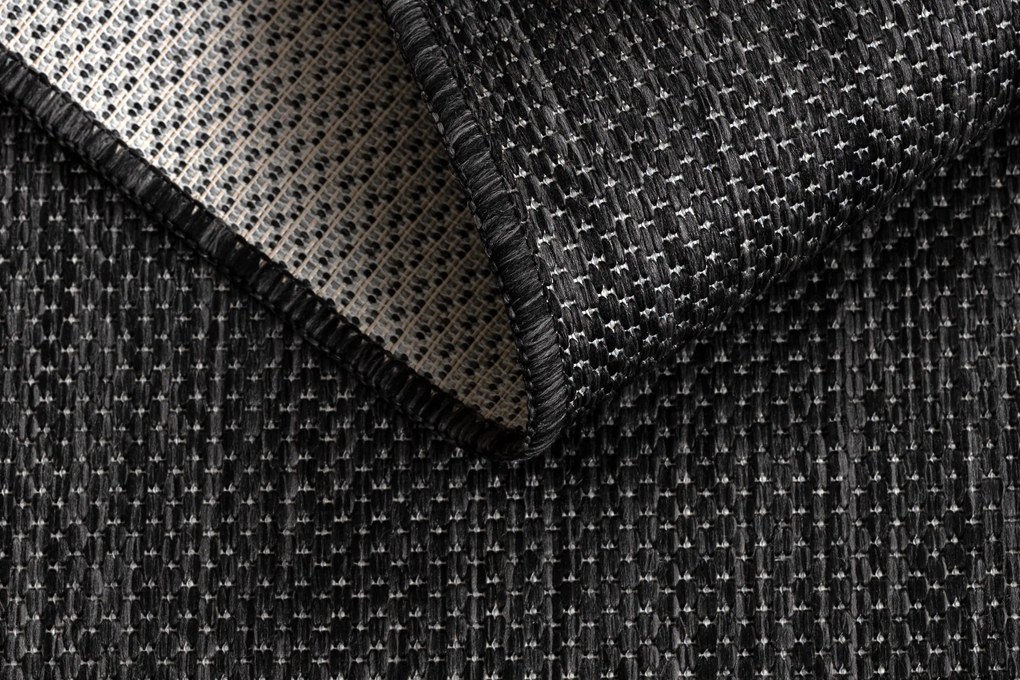 Covor SISAL SION A5165A Melanj țesute plate negru