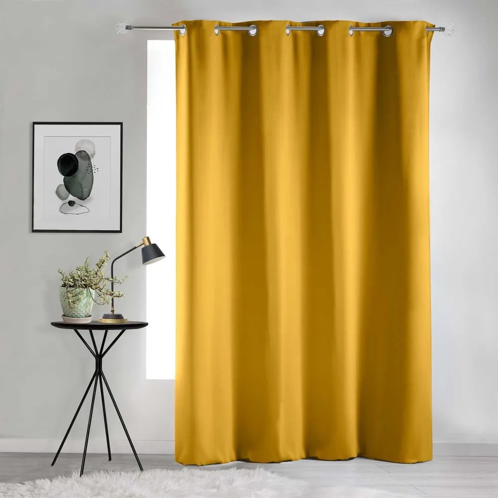 Draperie galbenă blackout 135x280 cm Occult – douceur d'intérieur