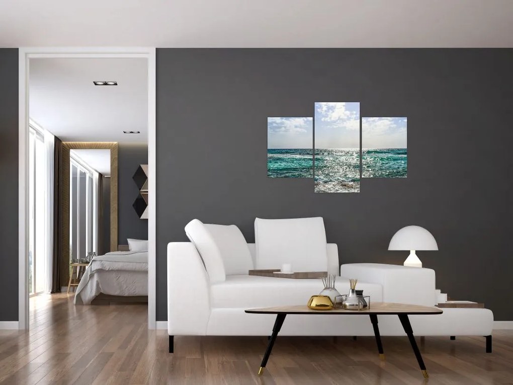 Tablou cu suprafața mării (90x60 cm)