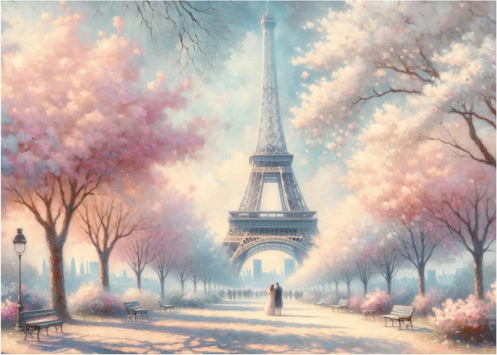 Tablou – Primăvară la Paris (70x50 cm)