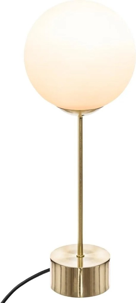 Lampa de masa BOULE, bila de sticla, 43 cm