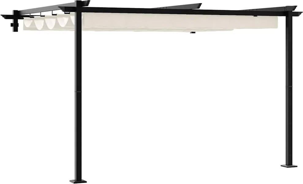 vidaXL Foișor Crem 300 x 300 x 200 cm Poliester