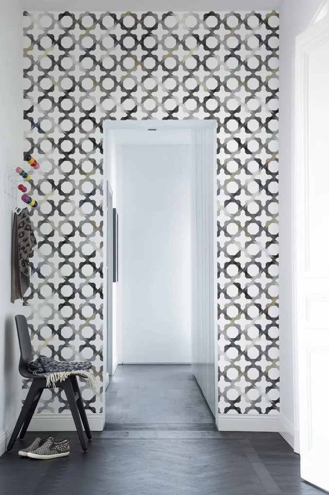 Fototapet, Patchwork Play, Grey, repetitiv, Rebel Walls