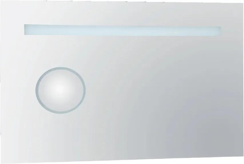 Oglinda cu oglinda cosmetics Bemeta 90x60x3.5cm IP44, iluminare LED, senzor miscare