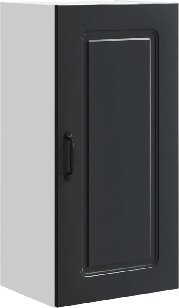 vidaXL Dulap de bucătărie Kalmar Negru 40 x 31 x 80 cm Lemn compozit