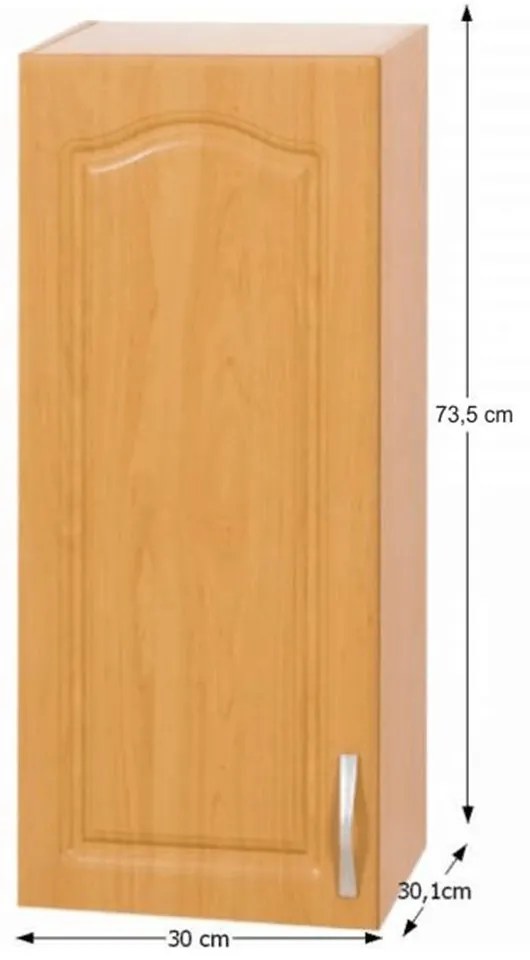 Dulap superior de bucătărie Leite MDF klasik W30. 788696