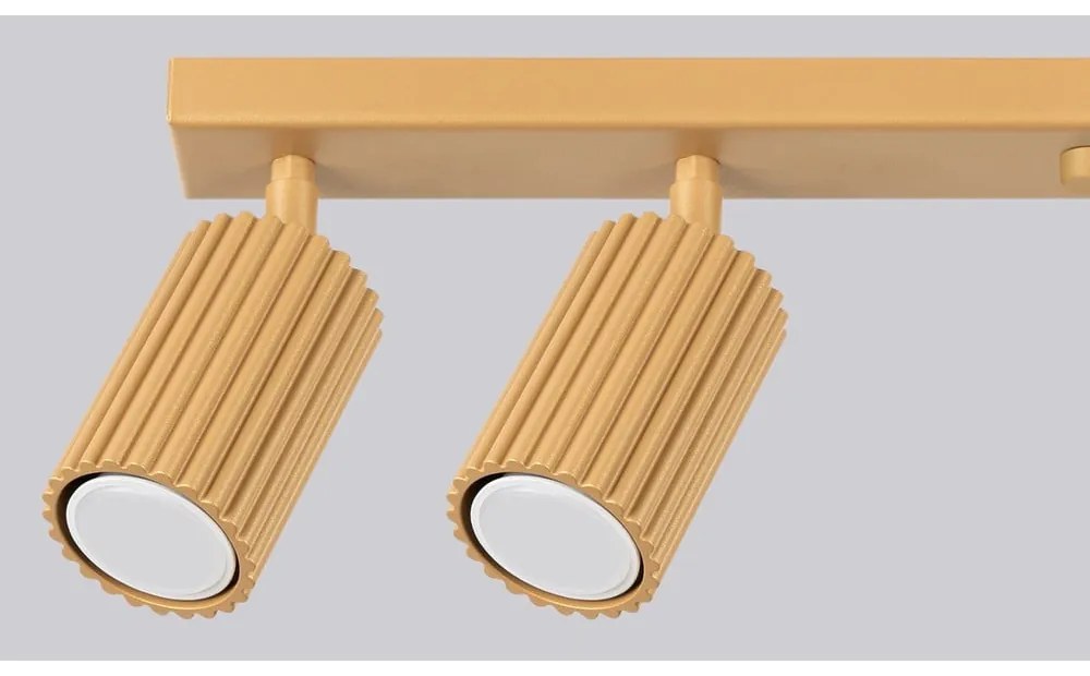 Spot auriu 6,5x117 cm Gleam – Sollux