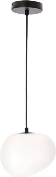 BRILAGI - Lampă suspendată pe cablu PEBBLES 1xE27/40W/230V Ø 20 cm neagră