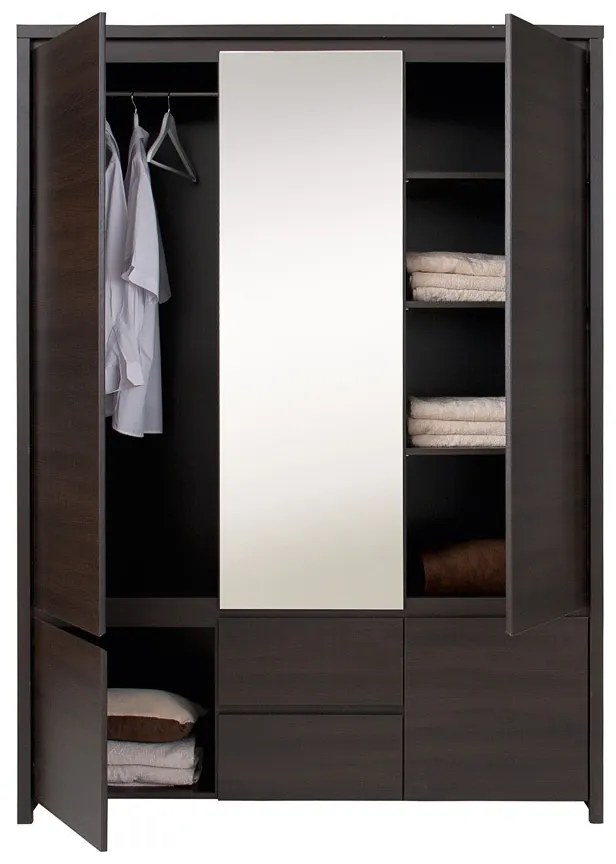 Dulap de haine Kaspian SZF5D2S (Wenge). 735091